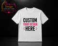 Custom white Sublimation T-Shirt