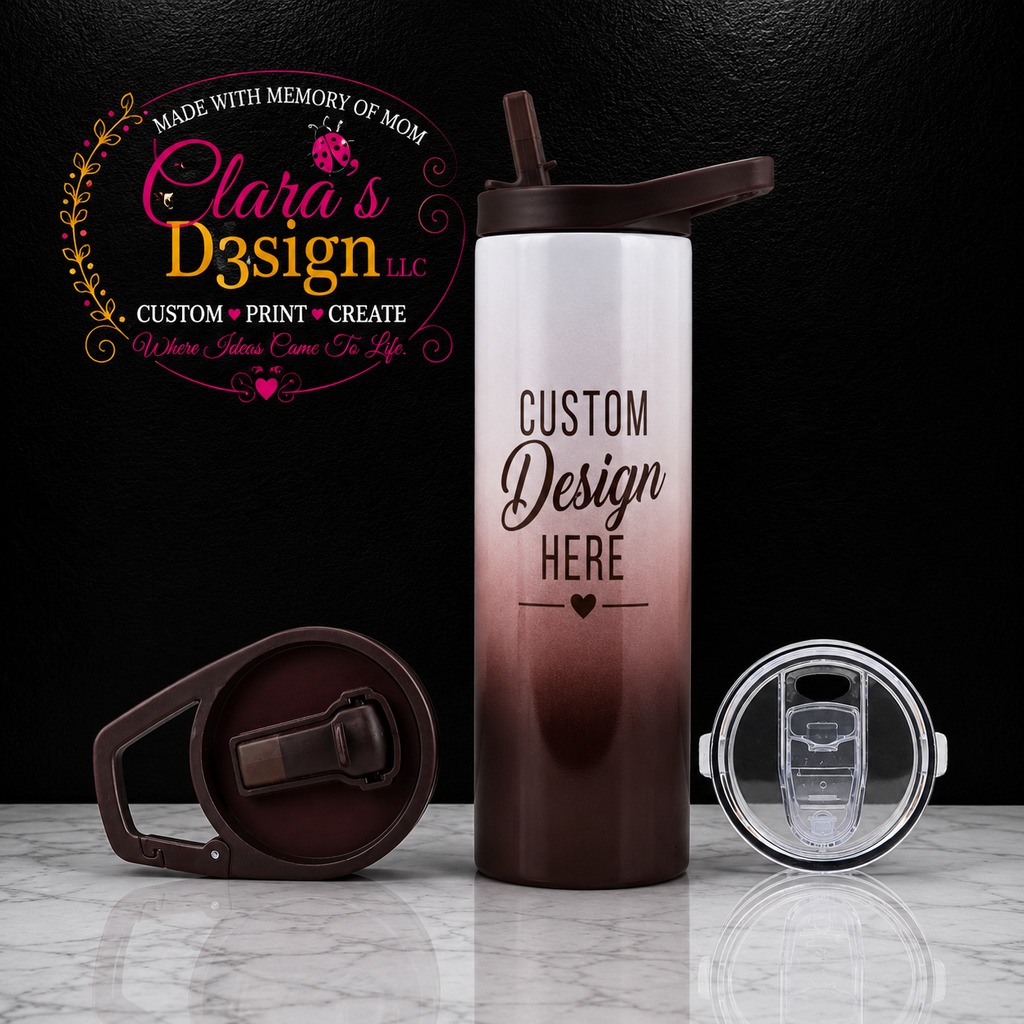 20oz Duo Ombre Skinny Tumbler