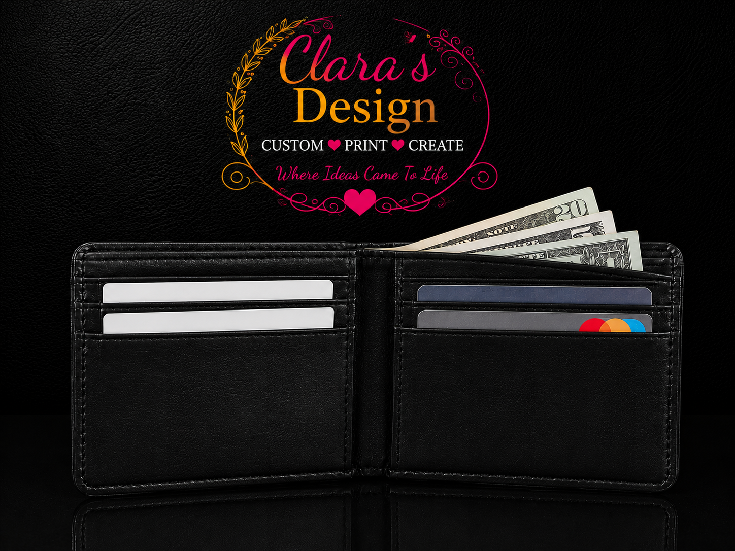 Men's wallets 2 sides Sublimation