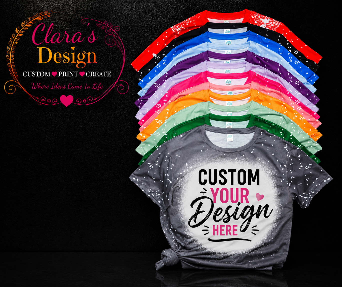 Faux Bleached Adult unisex Shirt