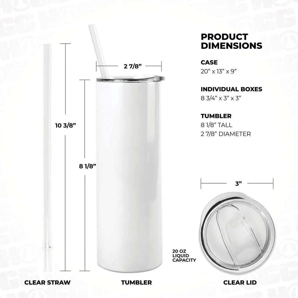 Custom 20oz Sublimation Tumbler
