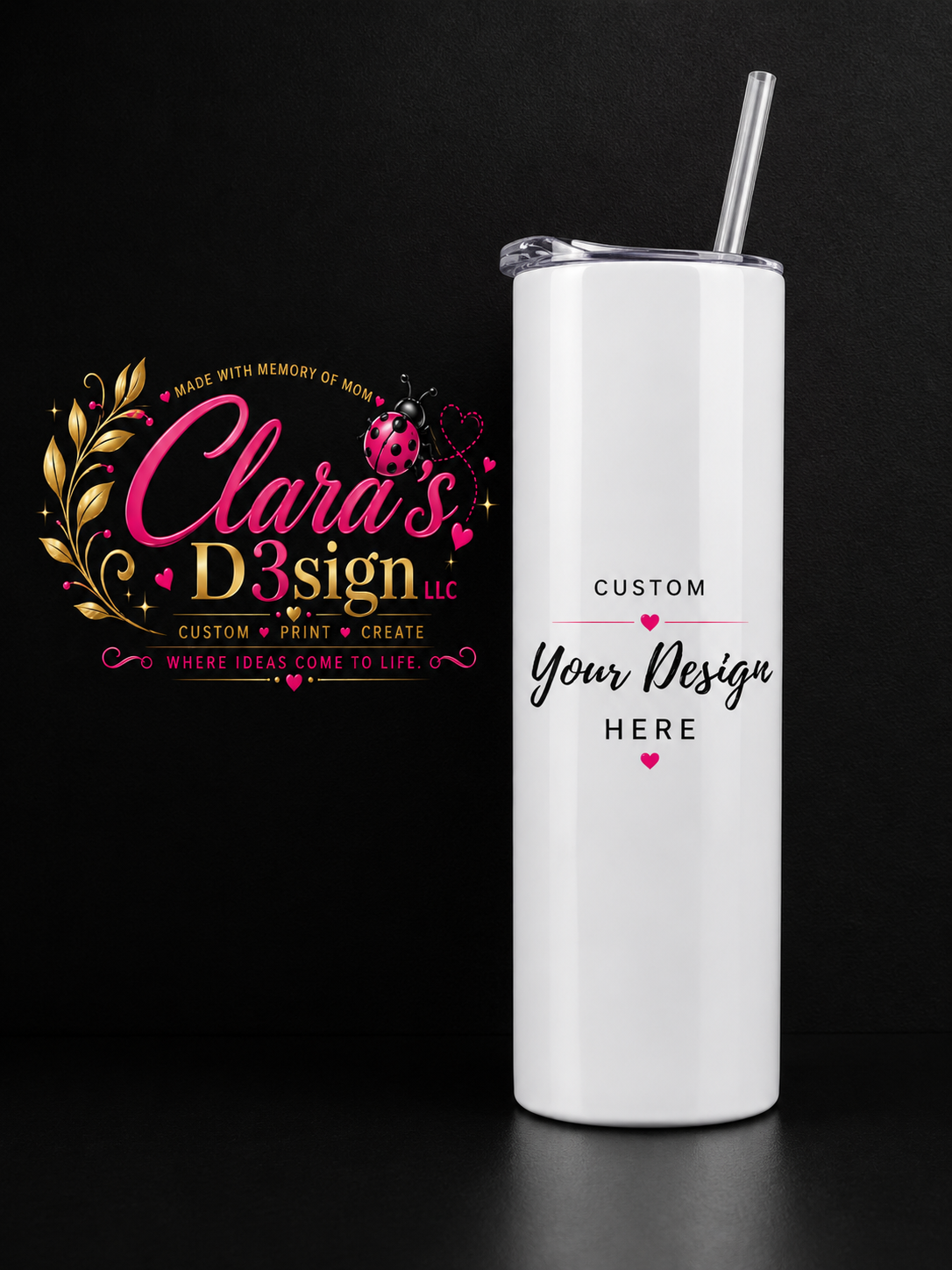 30oz Custom Skinny Tumbler