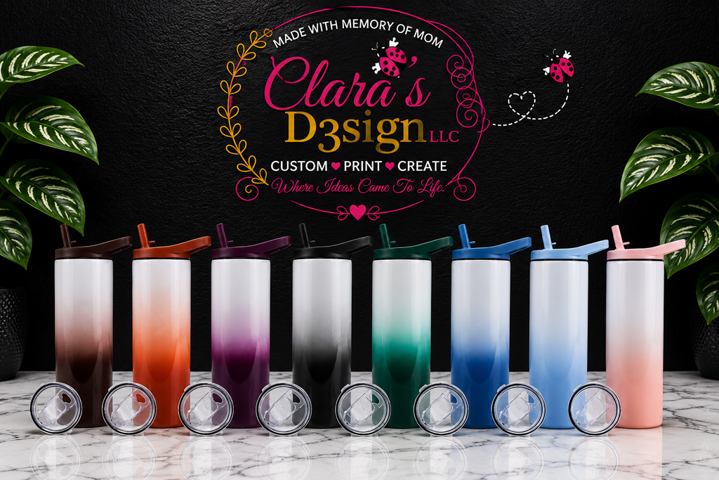 20oz Duo Ombre Skinny Tumbler